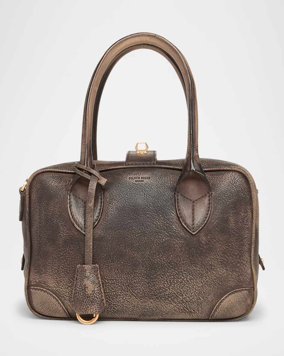 Vita Faded Leather Shoulder Bag